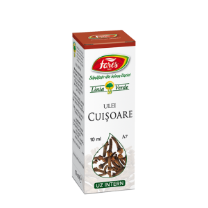 7890.png Ulei esential de cuisoare, 10 ml, FARES
