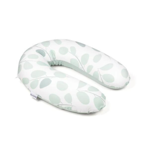 79.png Doomoo - Perna mare pentru gravide si bebelusi 3 in 1, bumbac organic Buddy Leaves Aqua Green