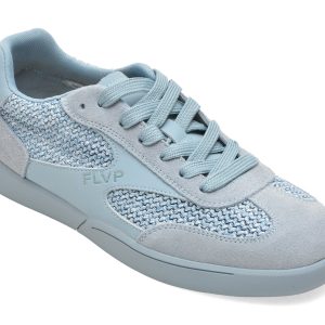 Pantofi sport FLAVIA PASSINI albastri, 18381, din material textil si piele naturala