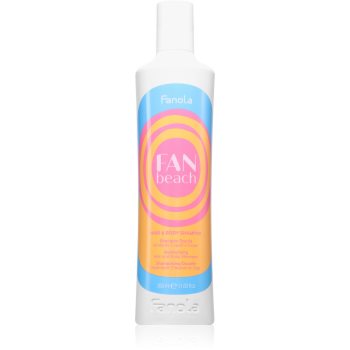 8008277765747_01-o.jpg Fanola FAN Beach Hair & Body Shampoo sampon hidratant pentru corp si par