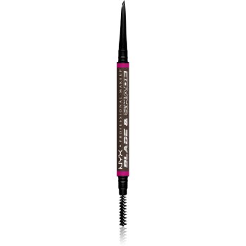 NYX Professional Makeup Blade & Shade creion pentru sprancene cu pensula