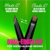 NYX Professional Makeup Blade & Shade creion pentru sprancene cu pensula
