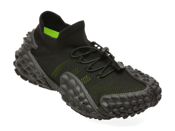 Pantofi sport BITE THE BULLET negri, C6122, din material textil