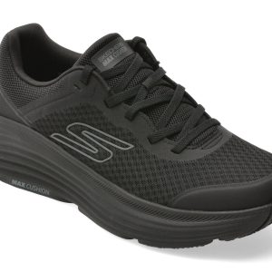 Pantofi sport SKECHERS negri, MAX CUSHIONING ENDEAVOUR, din material textil