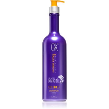 850704002295_01-o.jpg GK Hair Silver Bombshell șampon pentru păr blond neutralizarea subtonurilor de alamă