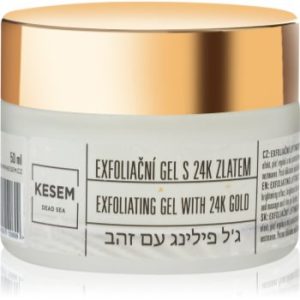 KESEM Exfoliating Gel with 24K Gold gel exfoliant cu aur de 24 de karate