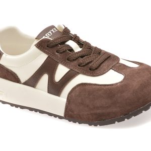 Pantofi sport GRYXX albi, 6696, din piele naturala