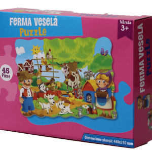 Puzzle Ferma Vesela 45 piese