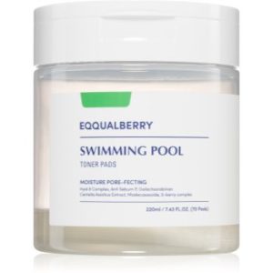EQQUALBERRY Swimming Pool Toner Pads tampoane exfoliante cu efect de hidratare