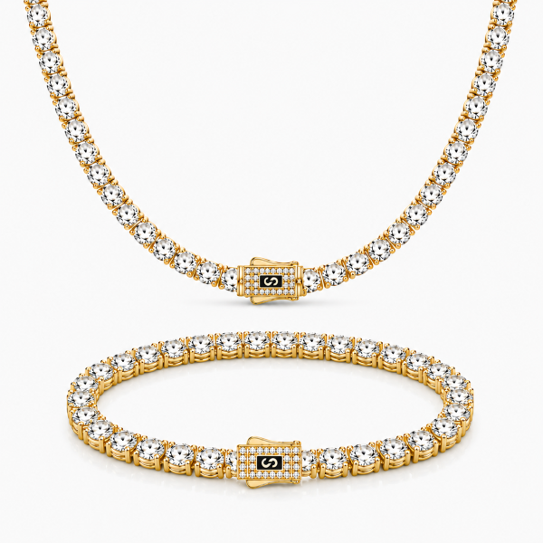 8cb28360-9554-4ea8-8137-2e773a0462a8.png Set Colier+Bratara Monaco Tennis Gold 6MM Placat Cu Aur