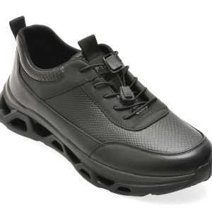 Pantofi sport EPICA negri, 19191, din piele naturala