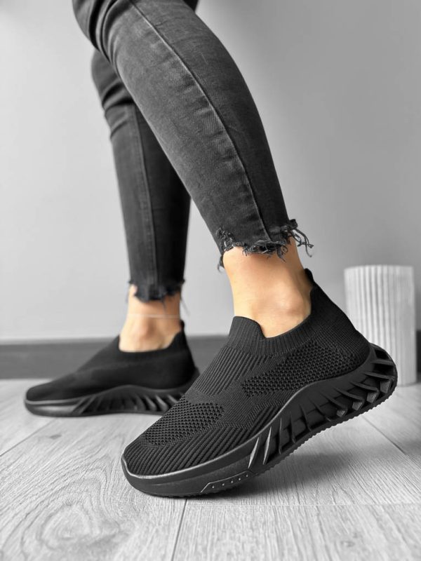 90-adidasi-dama-casual-online-DCF-negru-b.jpg Adidasi dama casual din panza negri 90 N7-2