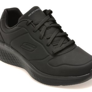 Pantofi sport SKECHERS negri, SKECH-LITE PRO, din piele ecologica
