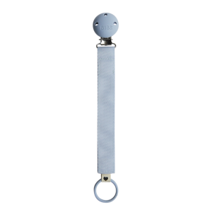 BIBS - Lantisor clip Ribbon pentru suzeta, Dusty Blue