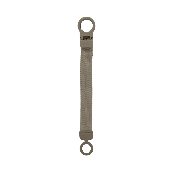 Lantisor clip BIBS Loop pentru suzeta, Dark Oak