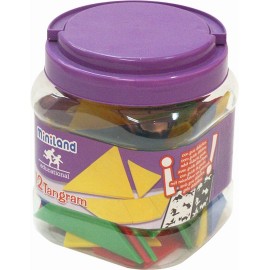 9655-16135-large.jpg Joc educativ STEM Tangram 12 seturi colorate, 84 piese - Miniland