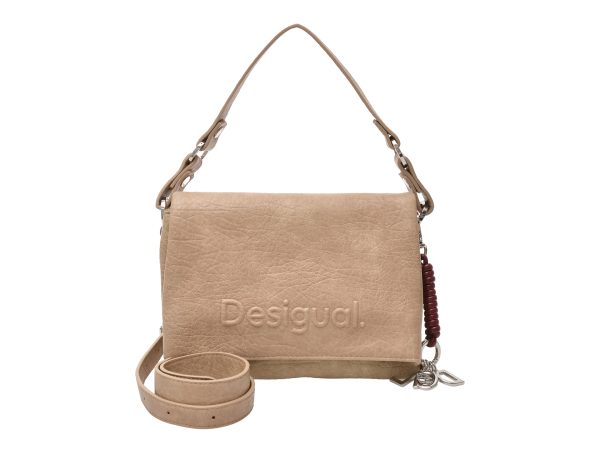 98b2e7fe50f863d8c3b2a3123b5039bce6221745cd93dd4dd44400049f0d8e66.jpeg Geanta DESIGUAL bej, WAXP51, din piele ecologica