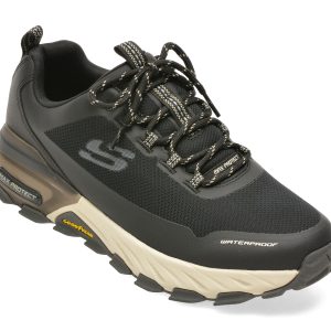 Pantofi sport SKECHERS negri, MAX PROTECT, din material textil