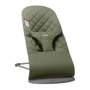 Babybjorn - Balansoar din tesatura matlasata cu aspect Clasic, Balance Bliss, Dark Green