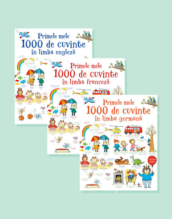 Primele mele 1000 de cuvinte. Pachet 3 carti