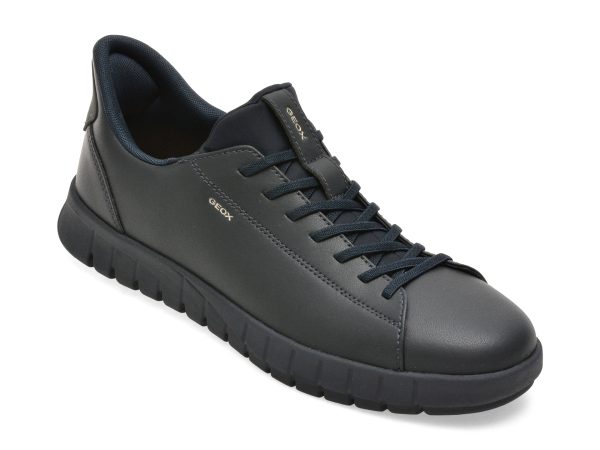 Pantofi sport GEOX bleumarin, U65MAA, din piele naturala