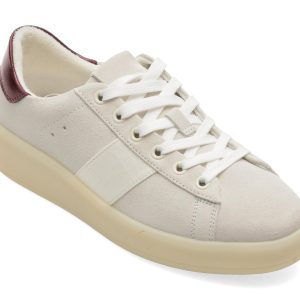 Pantofi sport ALDO albi, ADREI 116, din piele intoarsa