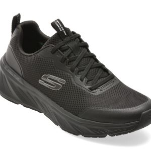 Pantofi sport SKECHERS negri, EDGERIDE, din material textil