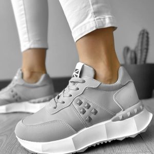 Adidasi dama casual gri A01 T7-4