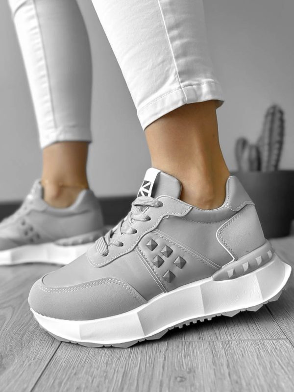 Adidasi dama casual gri A01 T7-4