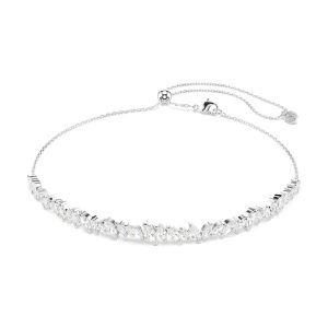 AW26-AKDZAF-SLV_F1.jpg Swarovski choker pentru femei din metal cu zirconiu cubic MESMERA
