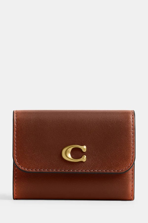 AW26-PFDZZ8-89X_F1.jpg Coach husă pentru pașaport de damă din piele Essential Card Holder Wallet