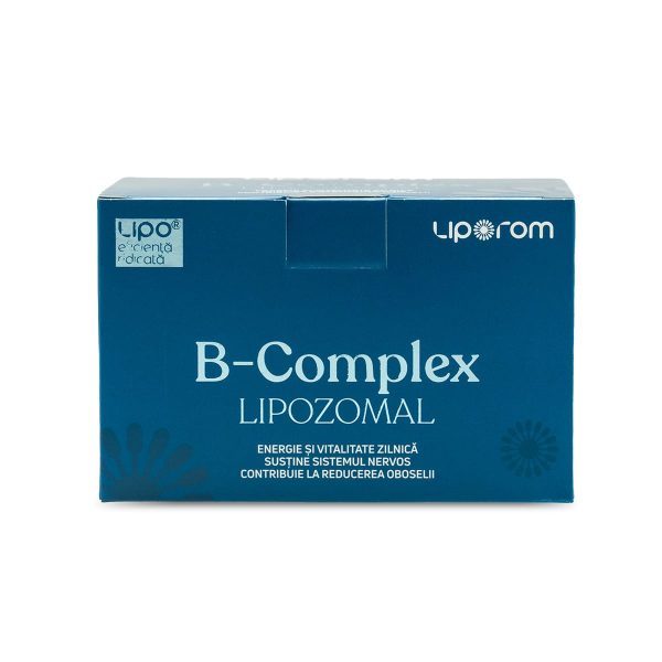 B-Complex lipozomal, 30 plicuri, Liporom