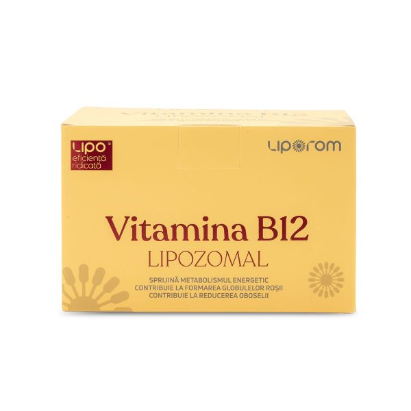 Vitamina B12 Lipozomală 300 mg Liporom – energie, sistem nervos și imunitate