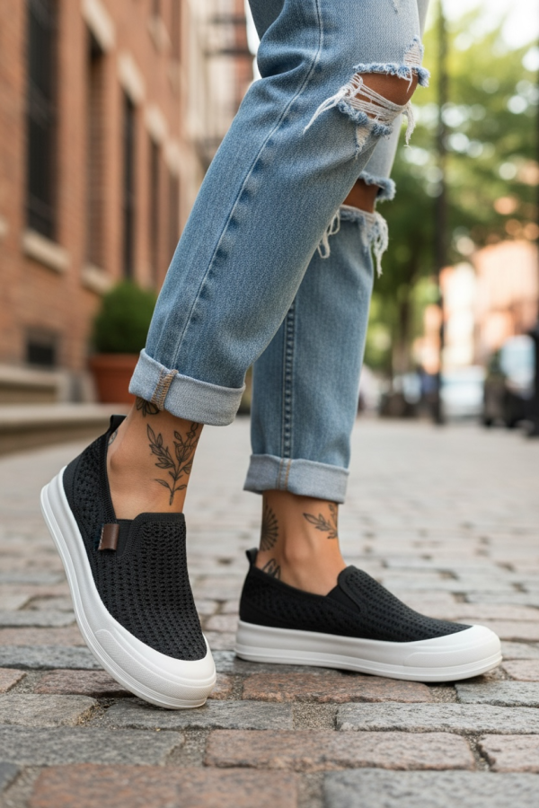 Espadrile dama casual negre B83 N17-2