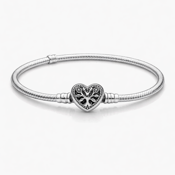 Bratara Heart 2 Cu Argint