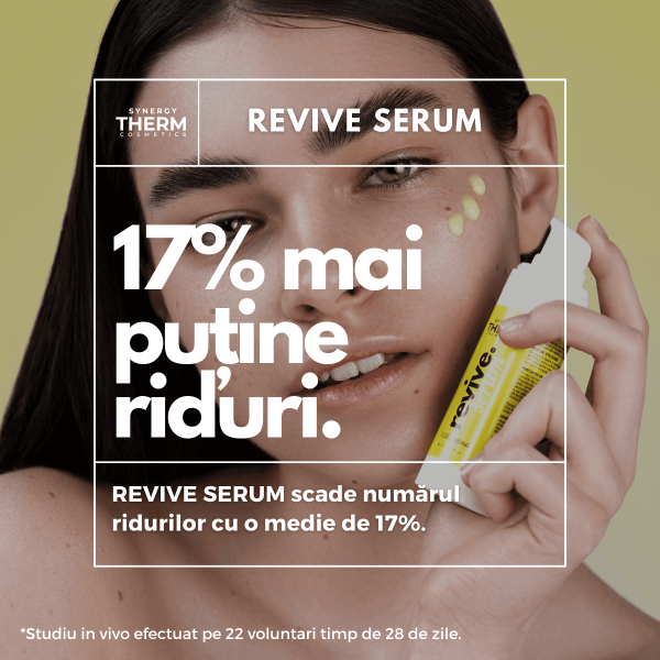 Ser antirid, Revive Serum, 0,05% Retinal, previne și estompează ridurile