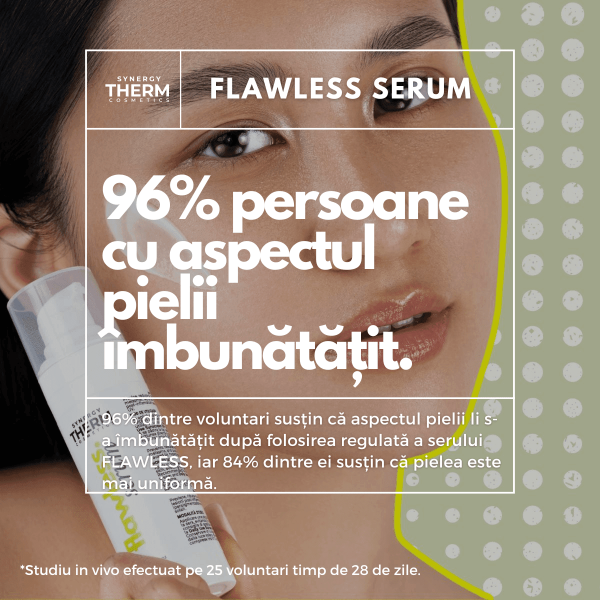 Ser Pete Hiperpigmentare, Flawless Serum, cu Acid Tranexamic, Arbutină și Niacinamide