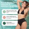 Synergy Therm × Femi.Eko Swim Box Kaia | Protecție solară + Slip menstrual de înot L