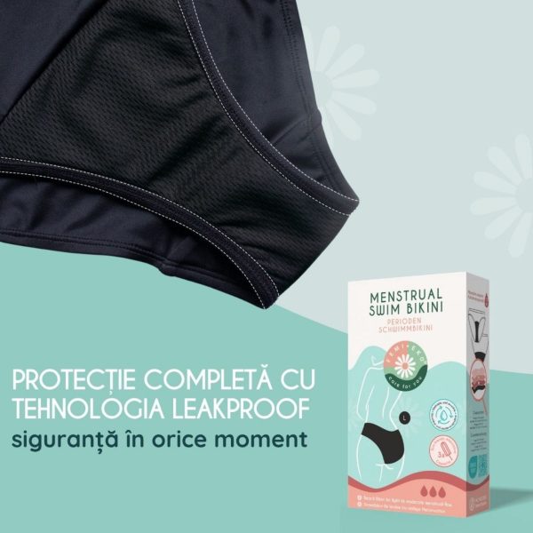 Synergy Therm × Femi.Eko Swim Box Kaia | Protecție solară + Slip menstrual de înot L