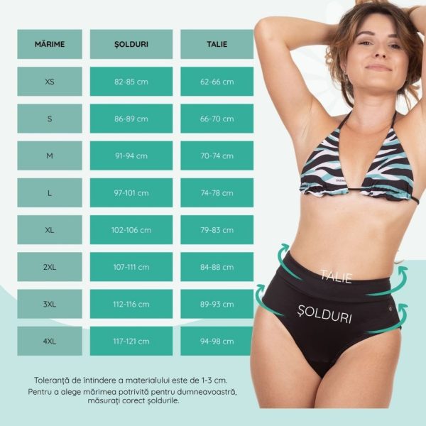 Synergy Therm × Femi.Eko Swim Box Kaia | Protecție solară + Slip menstrual de înot L