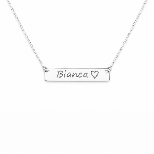 Colier Personalizat Nume cu Argint
