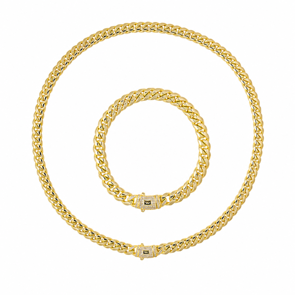 Set Monaco 8mm Placat cu Aur