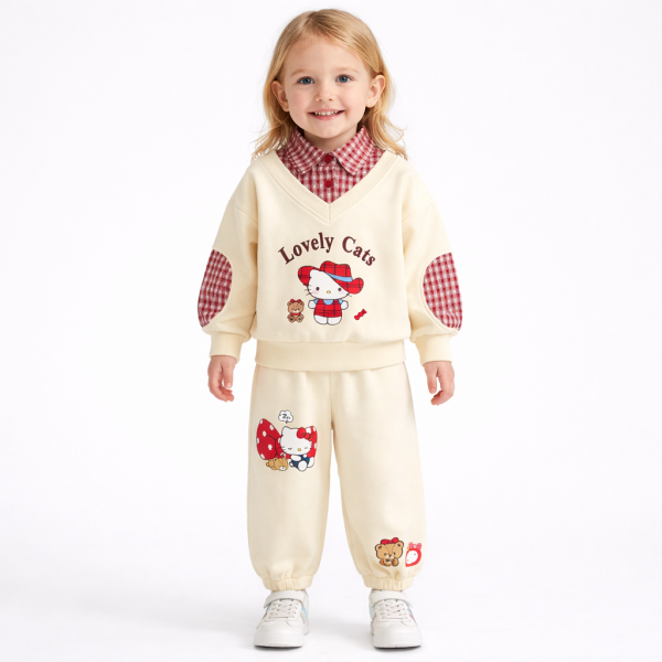 Compleu-Crem-Fetite-Bluza-Rosie-si-Pantaloni-cu-Hello-Kitty1.png Compleu Crem Fetițe Bluză Roșie și Pantaloni cu Hello Kitty - 18-24 luni