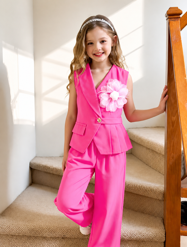 Compleu-Elegant-Fetite-2-Piese-Roz-Nora1.png Compleu Elegant Fetițe 2 Piese Roz Nora - 3-4 ani