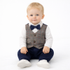 Costum Bebe cu Vestă - 3-6 luni
