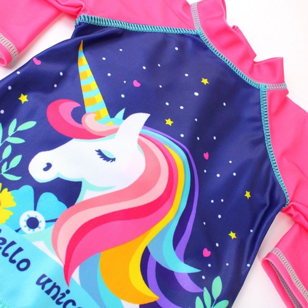 Costum de Baie Copii Unicorn - 12-18 luni