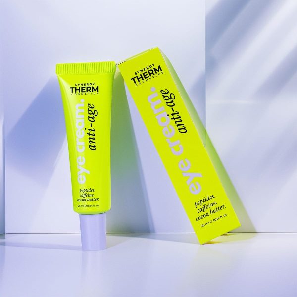 Cremă ochi anti cearcăne și antirid, Anti-Age Eye Cream, cu Cafeină și Peptide Dual Active