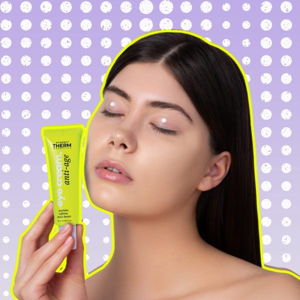 Cremă ochi anti cearcăne și antirid, Anti-Age Eye Cream, cu Cafeină și Peptide Dual Active