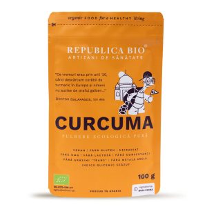Curcuma (turmeric), pulbere ecologica pura Republica BIO, 100 g - Default