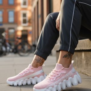 Adidasi dama casual roz  H27  T50-3